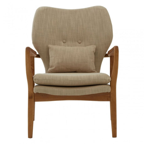 Jersey Chair, Birchwood, Viscose Mix, Beige