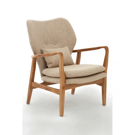 Jersey Chair, Birchwood, Viscose Mix, Beige