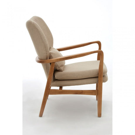 Jersey Chair, Birchwood, Viscose Mix, Beige