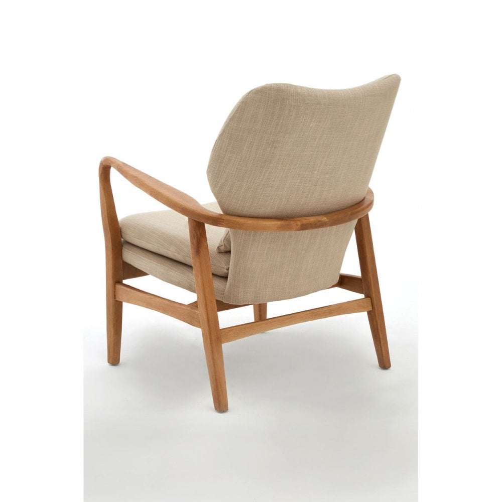 Jersey Chair, Birchwood, Viscose Mix, Beige