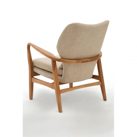 Jersey Chair, Birchwood, Viscose Mix, Beige