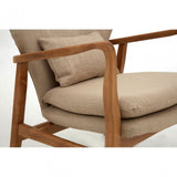 Jersey Chair, Birchwood, Viscose Mix, Beige
