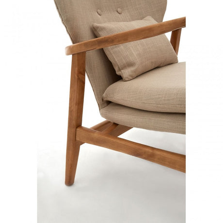 Jersey Chair, Birchwood, Viscose Mix, Beige