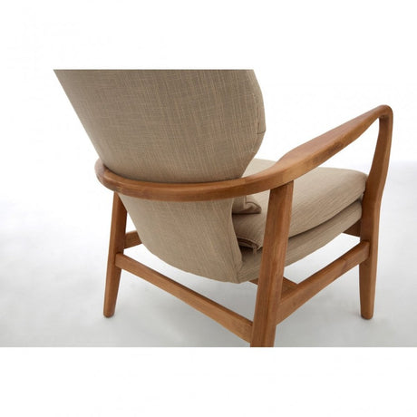 Jersey Chair, Birchwood, Viscose Mix, Beige