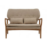 Jersey 2 Seat Sofa, Birchwood, Viscose Mix, Beige
