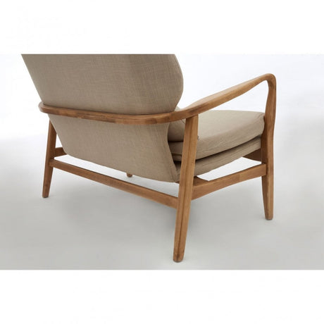 Jersey 2 Seat Sofa, Birchwood, Viscose Mix, Beige