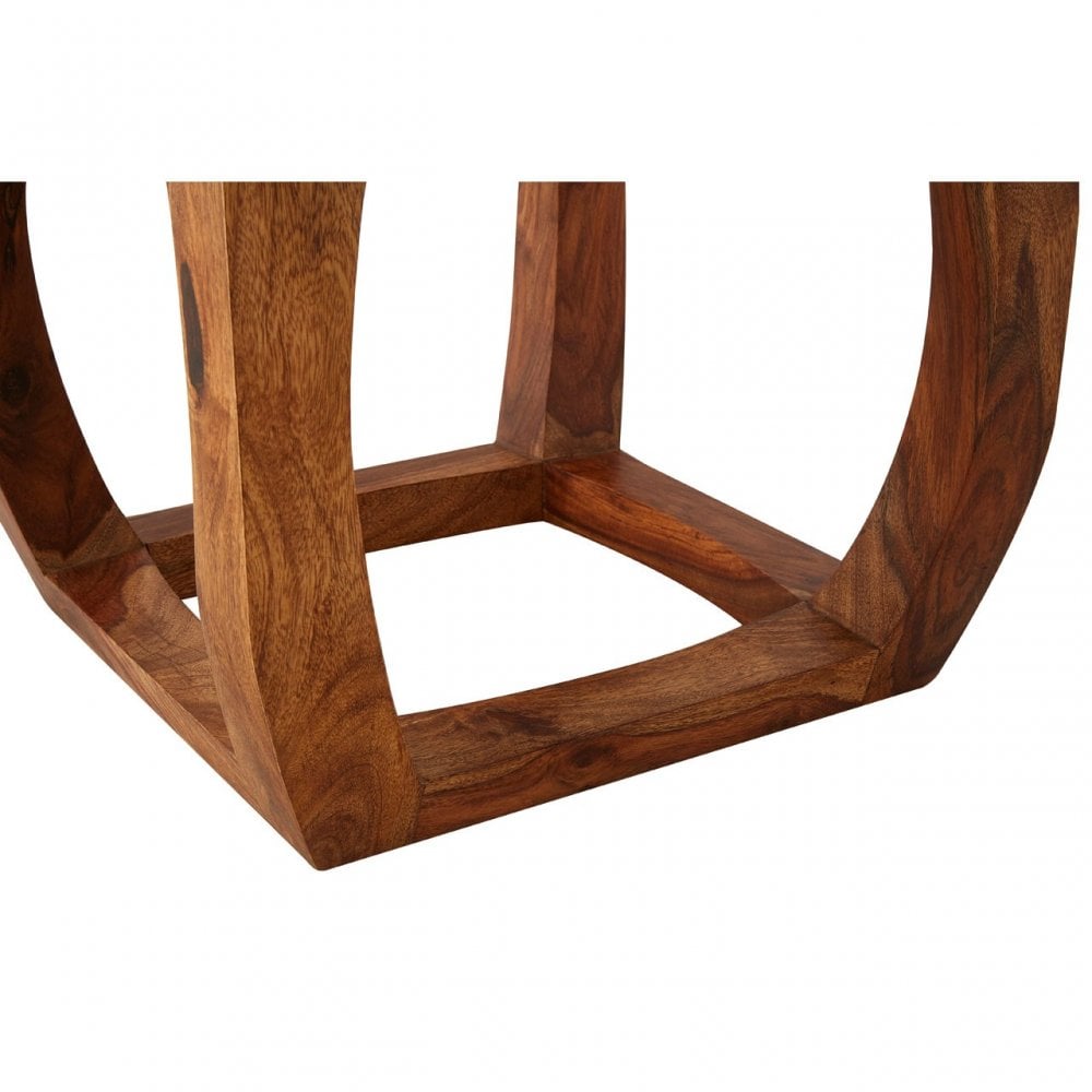 Wulah Stool, Jute, Sheesham Wood, Natural