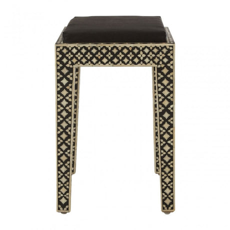 Wulah Stool, Fabric, Mother of Pearl