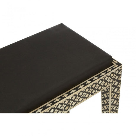 Wulah Stool, Fabric, Mother of Pearl