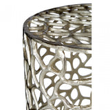 Hamish Set of 2 Stools, Aluminium, Silver