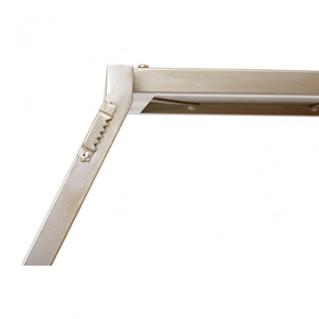Roana Hexa Shelf Unit, Iron, Mirrored Glass, Gold