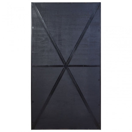 Midas 5 Tier Shelf Unit, Elm Wood, Iron, Brown