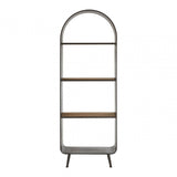 Unity Tall Shelf Unit, Fir Wood, Black