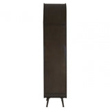 Unity Tall Shelf Unit, Fir Wood, Black