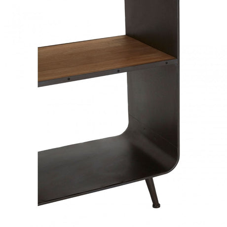 Unity Tall Shelf Unit, Fir Wood, Black
