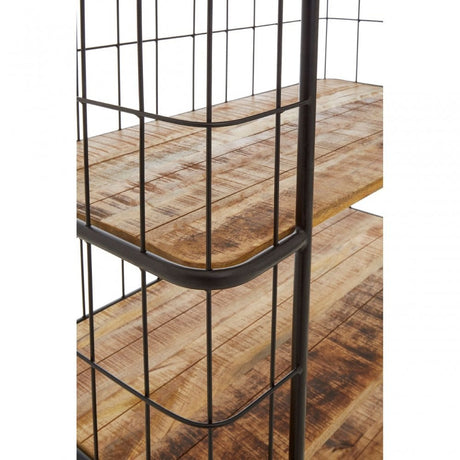 Crest 6 Rack Shelf Unit, Iron, Wood