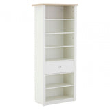 St Ives Bookcase, Honeycomb Board, Particle Board, Pu Paper Veneer, White