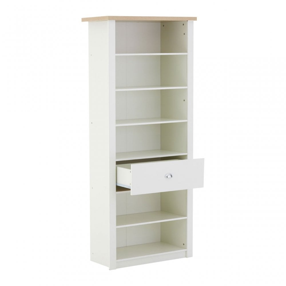 St Ives Bookcase, Honeycomb Board, Particle Board, Pu Paper Veneer, White