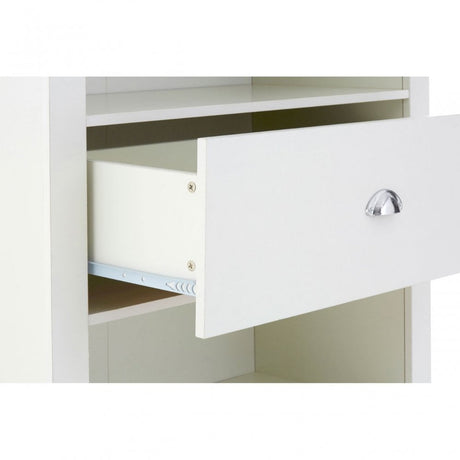 St Ives Bookcase, Honeycomb Board, Particle Board, Pu Paper Veneer, White