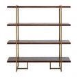 Brando Bookcase, Acacia Veneer, Brown