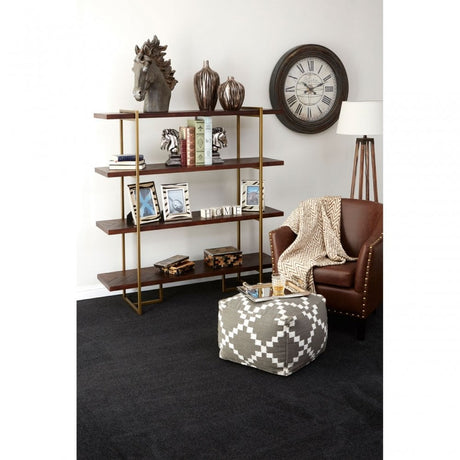 Brando Bookcase, Acacia Veneer, Brown
