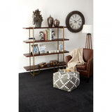 Brando Bookcase, Acacia Veneer, Brown