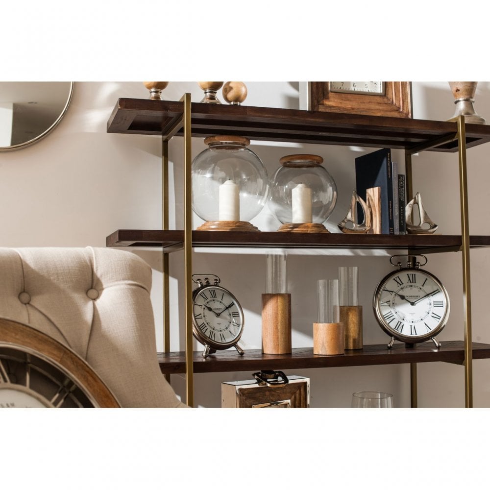 Brando Bookcase, Acacia Veneer, Brown