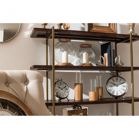 Brando Bookcase, Acacia Veneer, Brown