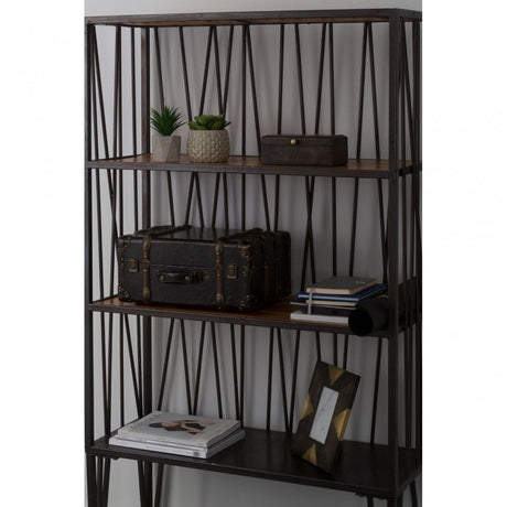 Ranch Foundry Style Shelf Unit, Fir Wood, Natural