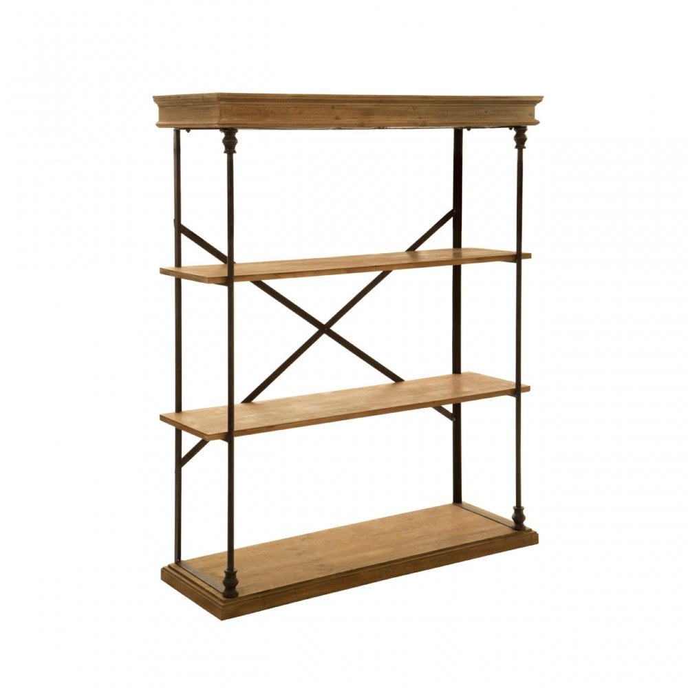 Tribeca 3 Tier Shelf Unit, Fir Wood, Natural