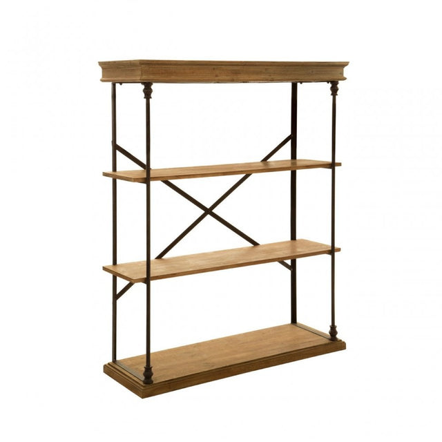 Tribeca 3 Tier Shelf Unit, Fir Wood, Natural