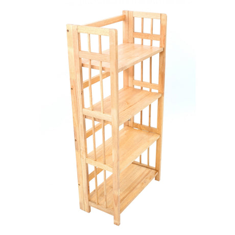 Shelf Unit, Rubberwood, Natural
