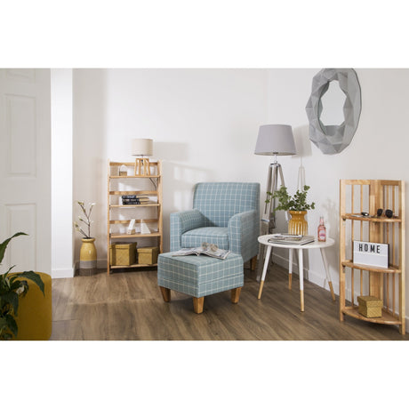 Shelf Unit, Rubberwood, Natural