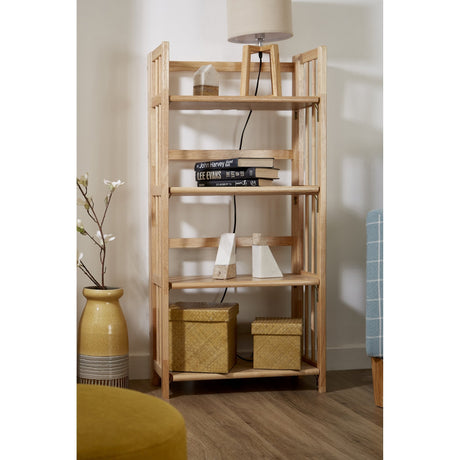 Shelf Unit, Rubberwood, Natural