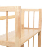 Shelf Unit, Rubberwood, Natural