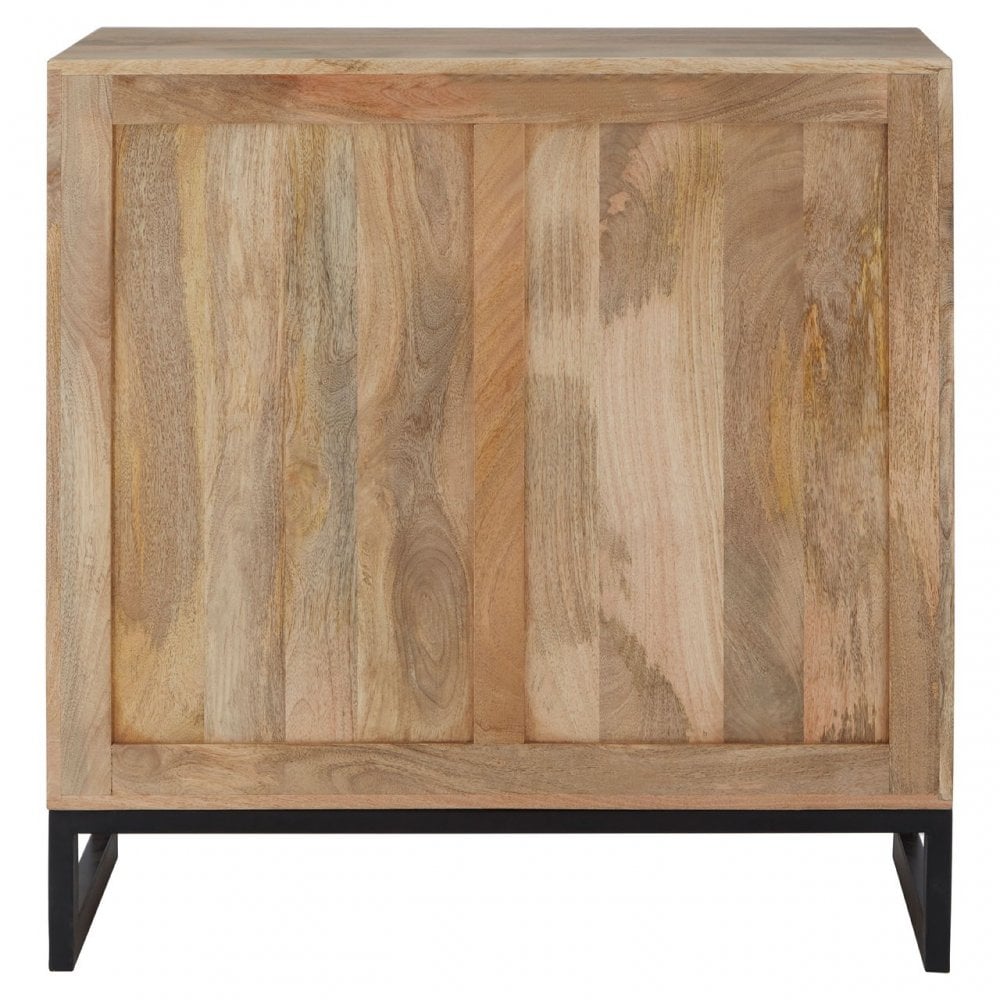 Marwar Sideboard, Leather, Mango Wood, Brown
