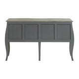 Charles 4 Drawer Double Chest, Bayur Wood, Oak Veneer, Grey