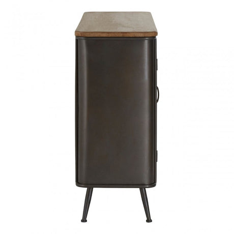 Unity 4 Drawer Cabinet, Fir Wood, Brown