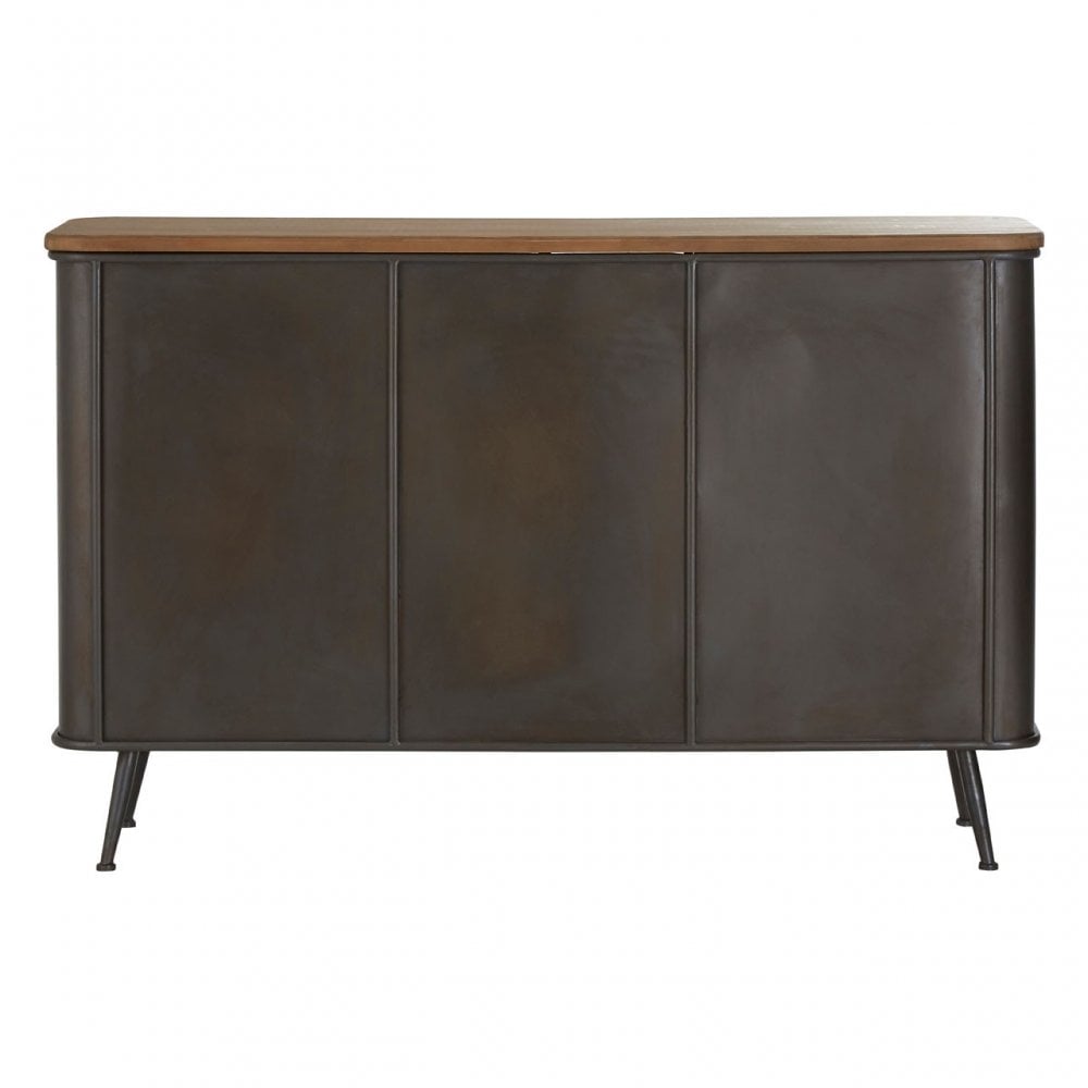 Unity 4 Drawer Cabinet, Fir Wood, Brown