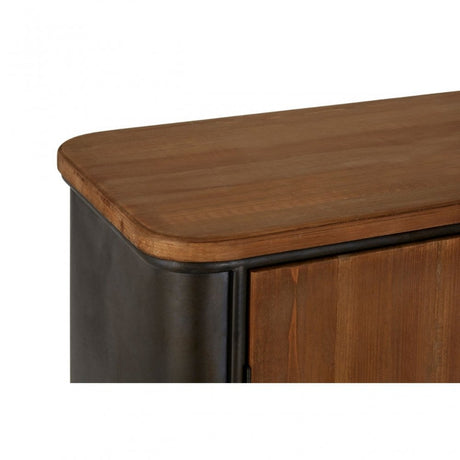 Unity 4 Drawer Cabinet, Fir Wood, Brown