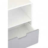 Danny 1 Drawer Cabinet, Wood, Pine Wood, White