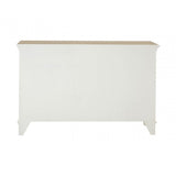 Hendra Cabinet with 6 Willow Baskets, Cotton, Paulownia Wood, Willow, Fir Wood Veneer, White