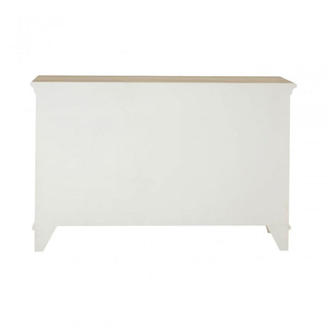 Hendra Cabinet with 6 Willow Baskets, Cotton, Paulownia Wood, Willow, Fir Wood Veneer, White