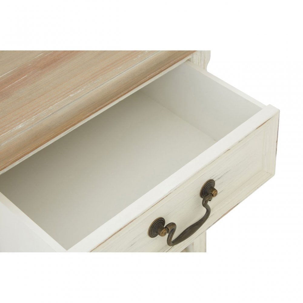 Hendra Cabinet with 6 Willow Baskets, Cotton, Paulownia Wood, Willow, Fir Wood Veneer, White