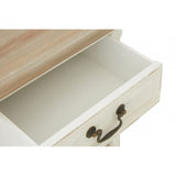 Hendra Cabinet with 6 Willow Baskets, Cotton, Paulownia Wood, Willow, Fir Wood Veneer, White