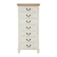 Hendra 7 Drawers Cabinet, Paulownia Wood, Fir Wood Veneer