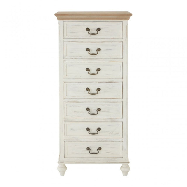 Hendra 7 Drawers Cabinet, Paulownia Wood, Fir Wood Veneer