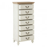 Hendra 7 Drawers Cabinet, Paulownia Wood, Fir Wood Veneer