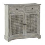 Legacy Door / 2 Drawer Slate Grey Cabinet, Wood, Pine Wood, Grey