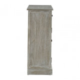 Legacy Door / 2 Drawer Slate Grey Cabinet, Wood, Pine Wood, Grey